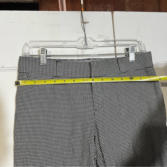 Banana Republic Sloan Houndstooth Ankle Pants Pleated Size 2 Office Career - Picture 4 of 8